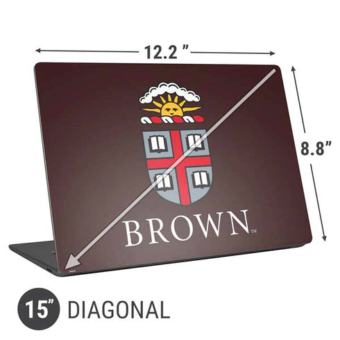Brown University Primary Logo Universal Laptop 15in (12.2 x 8.8in) Skin